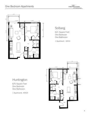 Floorplan of The Waters of Excelsior, Assisted Living, Memory Care, Excelsior, MN 8