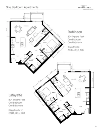Floorplan of The Waters of Excelsior, Assisted Living, Memory Care, Excelsior, MN 10