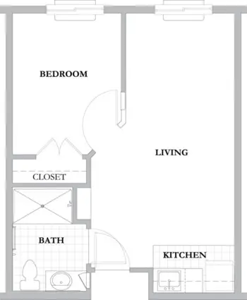 Floorplan of Westview at Ellisville Assisted Living, Assisted Living, Memory Care, Ellisville, MO 4