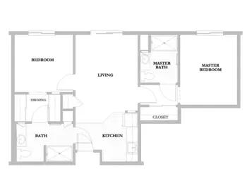 Floorplan of Westview at Ellisville Assisted Living, Assisted Living, Memory Care, Ellisville, MO 11
