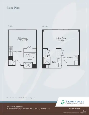 Floorplan of Brookdale Kenmore, Assisted Living, Kenmore, NY 1