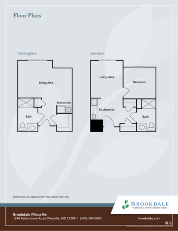 Floorplan of Brookdale Pikesville, Assisted Living, Pikesville, MD 2