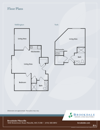 Floorplan of Brookdale Pikesville, Assisted Living, Pikesville, MD 3