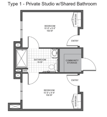Floorplan of Catalina Springs Memory Care, Assisted Living, Memory Care, Oro Valley, AZ 1