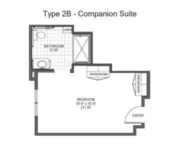 Floorplan of Catalina Springs Memory Care, Assisted Living, Memory Care, Oro Valley, AZ 3