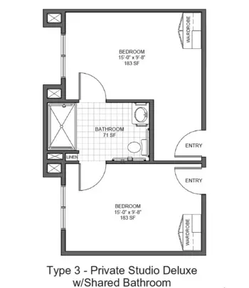 Floorplan of Catalina Springs Memory Care, Assisted Living, Memory Care, Oro Valley, AZ 4