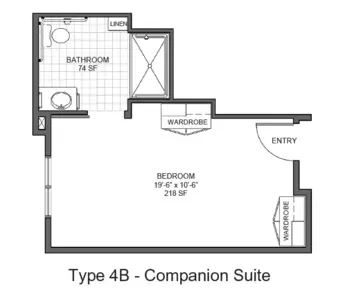 Floorplan of Catalina Springs Memory Care, Assisted Living, Memory Care, Oro Valley, AZ 6