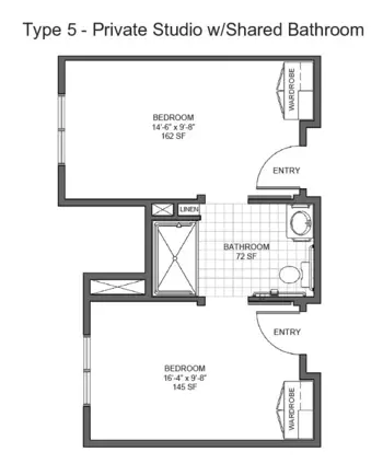 Floorplan of Catalina Springs Memory Care, Assisted Living, Memory Care, Oro Valley, AZ 7