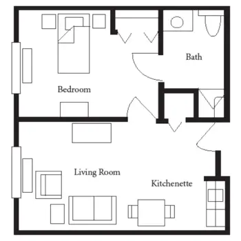Floorplan of Charlton Place, Assisted Living, Deatsville, AL 1