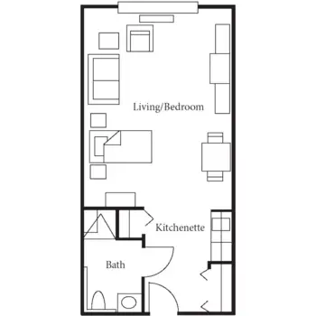 Floorplan of Charlton Place, Assisted Living, Deatsville, AL 3