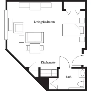 Floorplan of Charlton Place, Assisted Living, Deatsville, AL 4