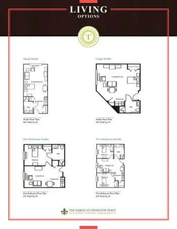 Floorplan of Charlton Place, Assisted Living, Deatsville, AL 5