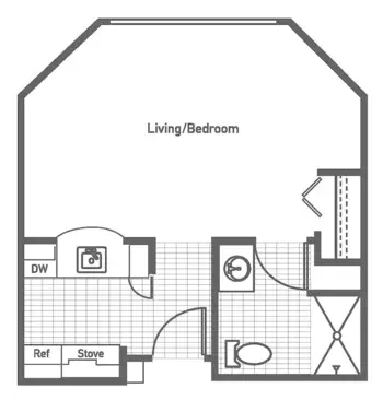 Floorplan of Court at Round Rock, Assisted Living, Round Rock, TX 6