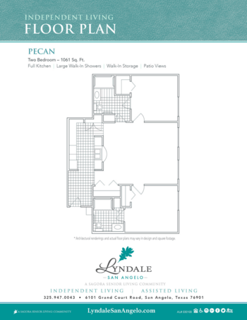 Floorplan of Lyndale - San Angelo, Assisted Living, San Angelo, TX 11
