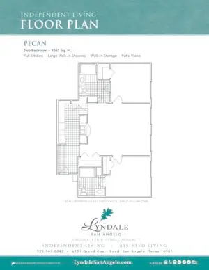 Floorplan of Lyndale - San Angelo, Assisted Living, San Angelo, TX 12