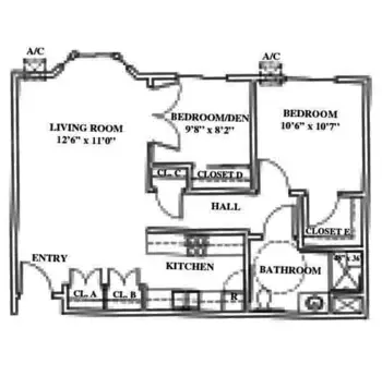 Floorplan of Prairie Meadows Senior Living, Assisted Living, Memory Care, Kasson, MN 2