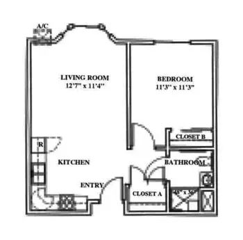 Floorplan of Prairie Meadows Senior Living, Assisted Living, Memory Care, Kasson, MN 5