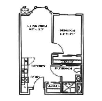Floorplan of Prairie Meadows Senior Living, Assisted Living, Memory Care, Kasson, MN 7