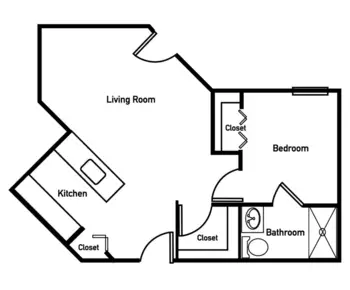 Floorplan of The Cove at Marsh Landing, Assisted Living, Jax Bch, FL 3
