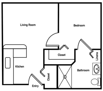 Floorplan of The Cove at Marsh Landing, Assisted Living, Jax Bch, FL 5