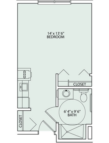 Floorplan of The Orchards at Bartley, Assisted Living, Jackson, NJ 2