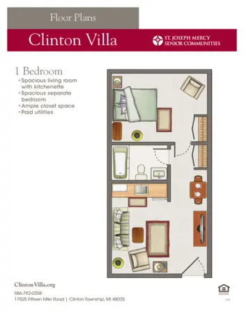 Floorplan of Trinity Health Senior Communities, Assisted Living, Madison, FL 12