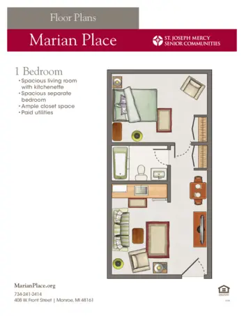 Floorplan of Trinity Health Senior Communities, Assisted Living, Madison, FL 11