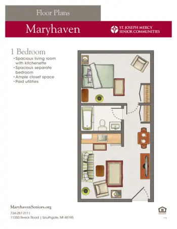 Floorplan of Trinity Health Senior Communities, Assisted Living, Madison, FL 1