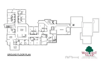 Floorplan of Woodcrest Village, Assisted Living, New London, NH 1