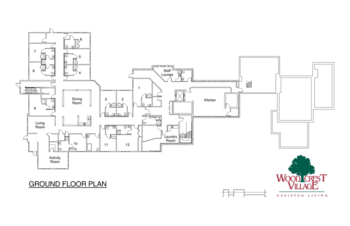Floorplan of Woodcrest Village, Assisted Living, New London, NH 5