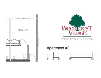Floorplan of Woodcrest Village, Assisted Living, New London, NH 9