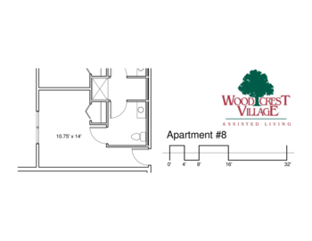 Floorplan of Woodcrest Village, Assisted Living, New London, NH 15
