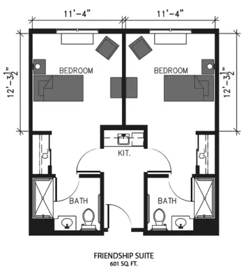 Floorplan of Amber Court Assisted Living of Smithtown, Assisted Living, Nesconset, NY 1