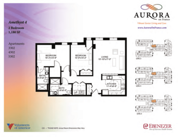 Floorplan of Aurora on France, Assisted Living, Memory Care, Edina, MN 4