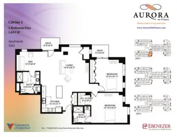 Floorplan of Aurora on France, Assisted Living, Memory Care, Edina, MN 10