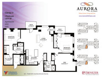 Floorplan of Aurora on France, Assisted Living, Memory Care, Edina, MN 12