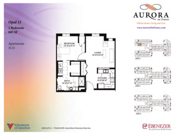 Floorplan of Aurora on France, Assisted Living, Memory Care, Edina, MN 19