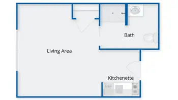 Floorplan of Benchmark Senior Living at Putnam Farm, Assisted Living, Danvers, MA 1