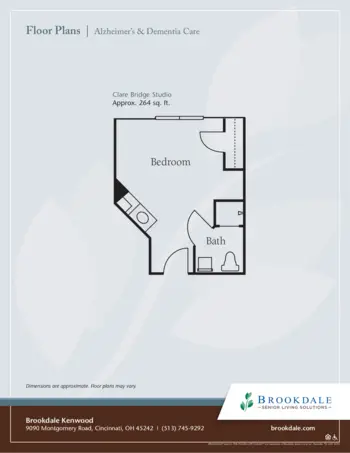 Floorplan of Brookdale Kenwood, Assisted Living, Cincinnati, OH 3