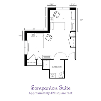 Floorplan of Dunlop House, Assisted Living, Memory Care, Colonial Heights, VA 1