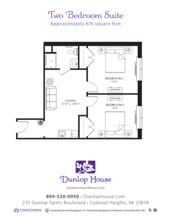 Floorplan of Dunlop House, Assisted Living, Memory Care, Colonial Heights, VA 3