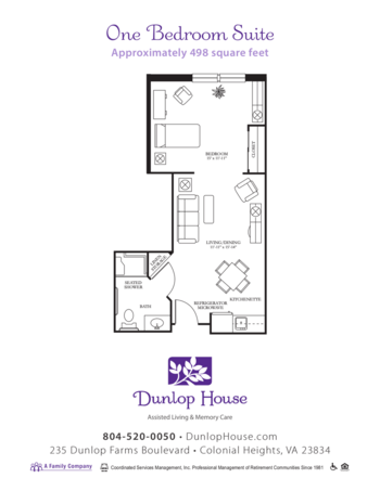 Floorplan of Dunlop House, Assisted Living, Memory Care, Colonial Heights, VA 5