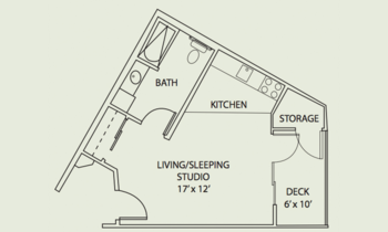 Floorplan of Foothill Village, Assisted Living, Angels Camp, CA 2
