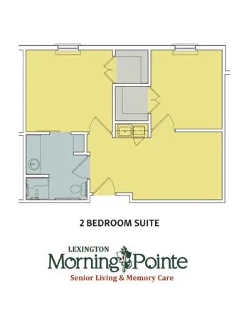 Floorplan of Lexington Morning Pointe, Assisted Living, Lexington, KY 2