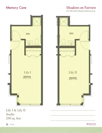 Floorplan of Meadows on Fairview, Assisted Living, Memory Care, Wyoming, MN 4