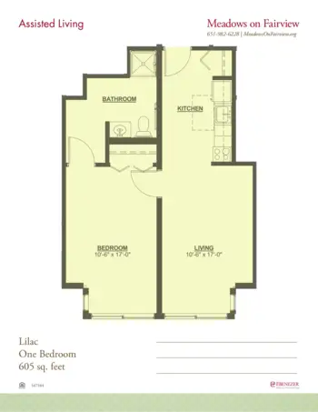 Floorplan of Meadows on Fairview, Assisted Living, Memory Care, Wyoming, MN 15