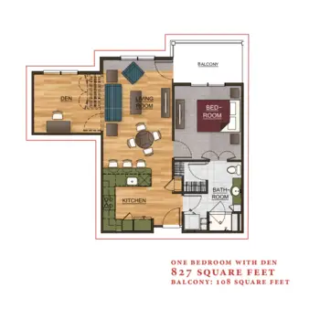 Floorplan of Mission Chateau Senior Living Community, Assisted Living, Prairie Village, KS 5