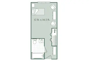 Floorplan of Morningside of Concord, Assisted Living, Concord, NC 3