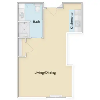 Floorplan of New Perspective Columbia Heights, Assisted Living, Memory Care, Columbia Heights, MN 5