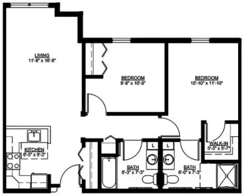 Floorplan of Orchard Path, Assisted Living, Memory Care, Apple Valley, MN 4